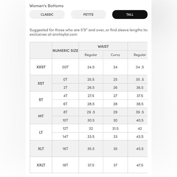 Ann Taylor Navy Dress Pants Lined Career  Neutral Basic Women’s 12 Tall - Picture 6 of 6